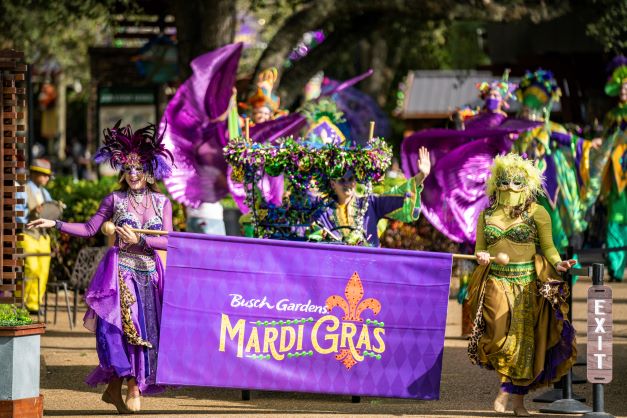 Busch Gardens Tampa Bay’s Mardi Gras Celebration Returns